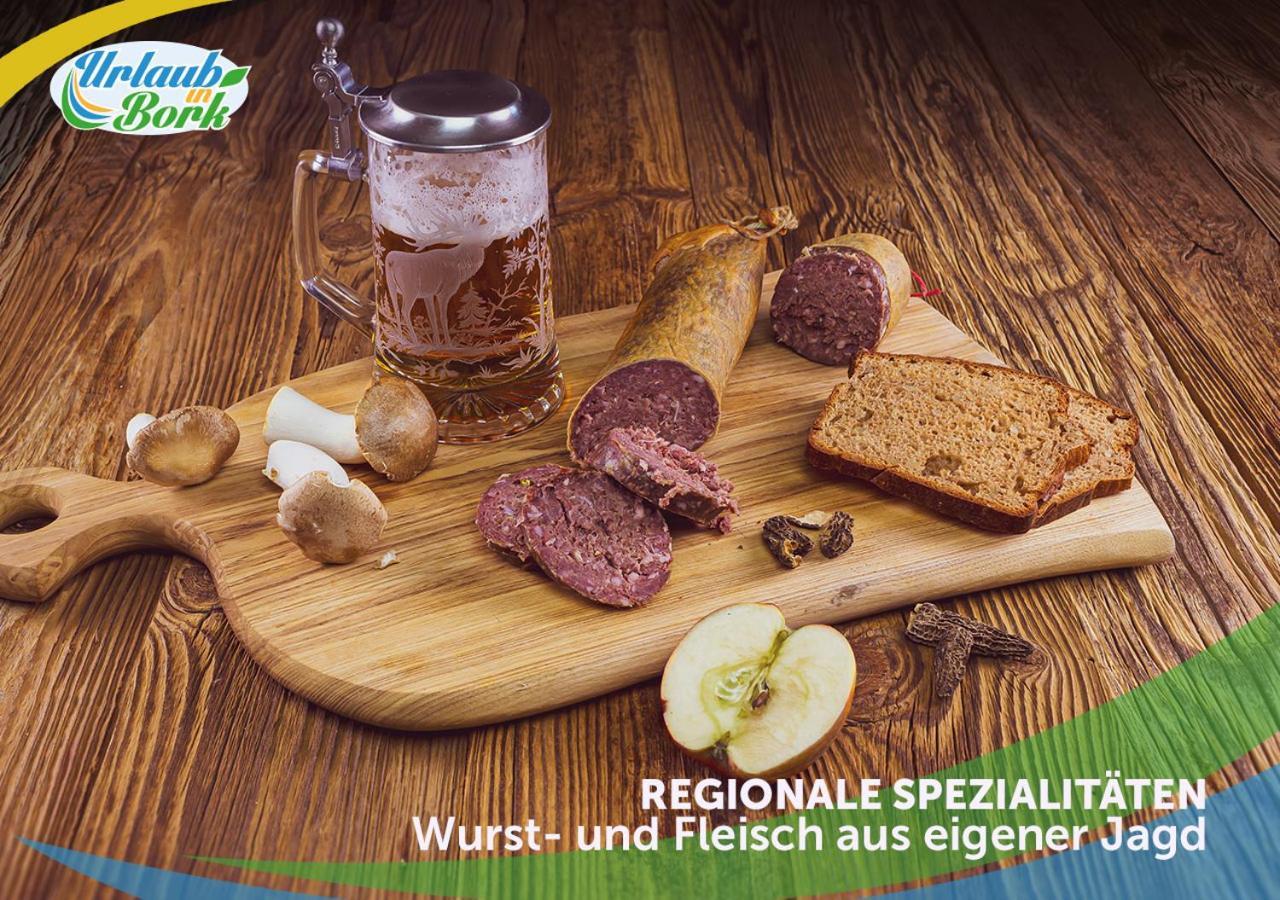 Jagd-Angler-Suite-03-Im-Wald-Am-See Kyritz Extérieur photo
