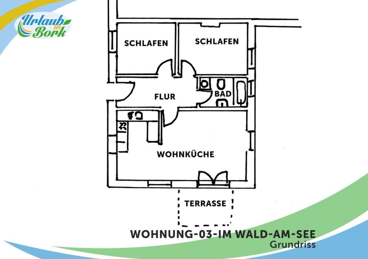 Jagd-Angler-Suite-03-Im-Wald-Am-See Kyritz Extérieur photo
